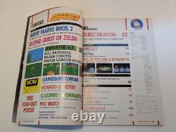 Nintendo Power #1 Premier numéro Juillet/Août 1988 Affiche jointe et tous les inserts