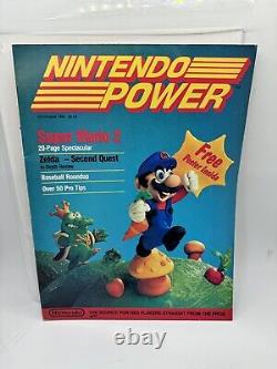 Nintendo Power #1 Premier numéro Juillet/Août 1988 + Poster Nice