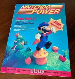 Nintendo Power Issue #1 Avec Lettre Rare, Sticker, Inserts Like New