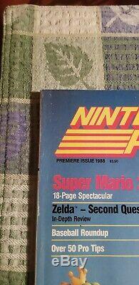 Nintendo Power Magazine # 1 Premier Numéro Juillet / Août 1988 Amazing Condition