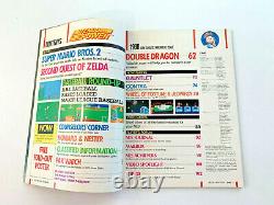 Nintendo Power Magazine 1988 Premier Numéro Avec Zelda Carte Poster Rare Sample