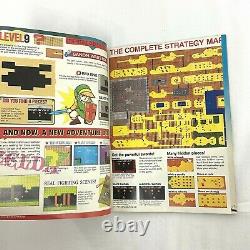 Nintendo Power Magazine 1988 Premier Numéro Avec Zelda Map Poster Rare Sample