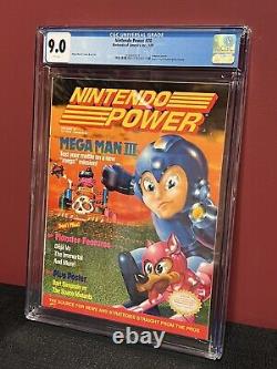 Nintendo Power Magazine #20 Cgc 9,0 Mega Man III Nouveau Titulaire De La Cgc