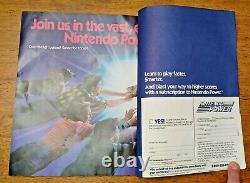 Nintendo Power Magazine Numéro 1 Premier Numéro 1988 Version La Plus Ancienne Nice Rare
