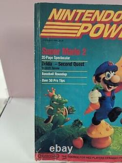 Nintendo Power Magazine Numéro 1 Super Mario 2 1988 Avec Affiche Originale