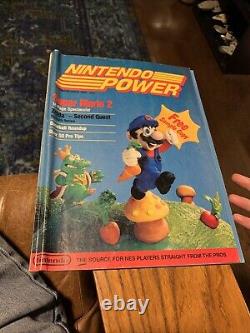 Nintendo Power Magazine Numéro 1 Super Mario 2 1988 Avec Affiche Originale