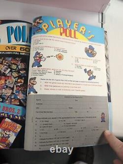 Nintendo Power Magazine Numéro 1 Super Mario 2 1988 Avec Affiche Originale