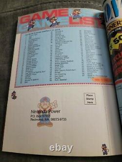 Nintendo Power Numéro 1 Magazine Avec Affiche Et Inserts 1er Super Mario 2 1988