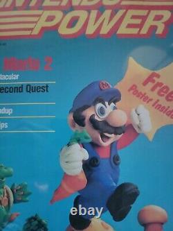 Nintendo Power Video Game Magazine 1er Premier Numéro Professionnellement Encadré Mario
