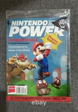 Nintendo Power Vol Numéro 285 Déc 2012- Dernier Numéro Final Avec Affiche Sealed
