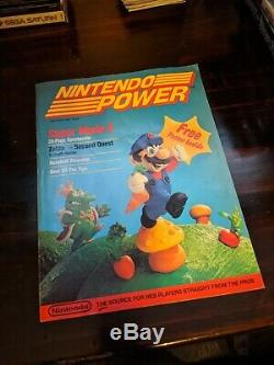Nintendo Puissance Vol. 1 Numéro 1 (1988) Tous Les Expéditeurs De Courrier Et Affiche Ci-jointe. Belle