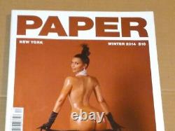 Nouveau, Non Lu! Kim Kardashian Paper Magazine-break La Variante Internet 2014 Rare
