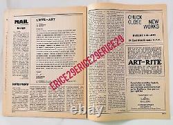 Numéro 3 du magazine Art-Rite, 1973 Richard Tuttle Chuck Close Jackie Ferrara
