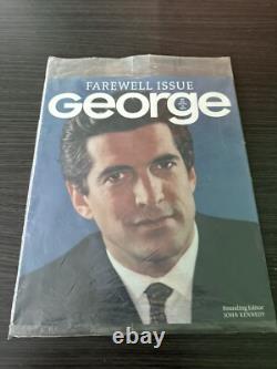 Numéro d'adieu de George Magazine SCELLÉ D'ORIGINE EN PLASTIQUE ! Voir la description