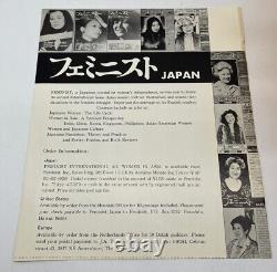 Numéro très rare HTF Vintage Féministe Japonais #4 Février 1978 Pour les Femmes de l'Est et de l'Ouest