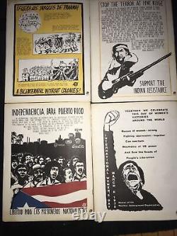 OSAWATOMIE 1975/76 Organisation du Weather Underground Avec Ho Chi Minh #2 Lot de 4