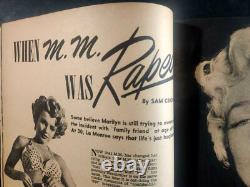 Octobre 1956 Sir! Magazine Couverture Iconique de Marilyn Monroe Très Rare, Vintage Fine