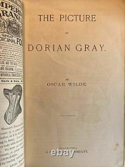 Oscar Wilde / Photo De Dorian Gray Dans Le Magazine Mensuel De Lippincott 1er Juillet