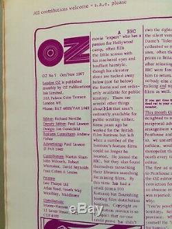 Oz Magazine (numéro # 07) Bob Dylan 1967 Blowin' In The Mind (martin Sharp Art)