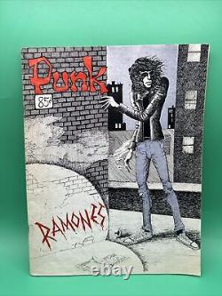 PUNK MAGAZINE Vol. 1 #3 Avril 1976 Les Ramones John Holmstrom R. Crumb VINTAGE