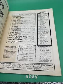 PUNK MAGAZINE Vol. 1 #3 Avril 1976 Les Ramones John Holmstrom R. Crumb VINTAGE