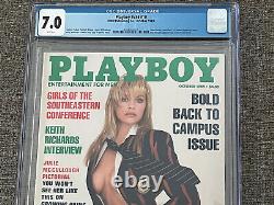 Pamela Anderson 1st Playboy Magazine Rookie Cover Octobre 1989 V36 #10 Cgc 7.0
