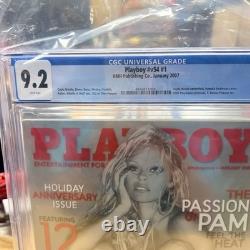 Pamela Anderson Playboy Magazine Janvier 2007 CGC 9.2 #V54 #1