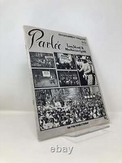 Parlée Magazine de Divertissement Juillet Vol 3 No 2 Guide de Long Island et Manhattan 1er