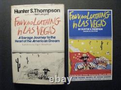 Peur et dégoût à Las Vegas 1ère éd. + Rs + lot de flyers Hunter S. Thompson