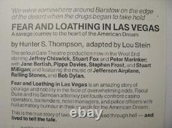 Peur et dégoût à Las Vegas 1ère éd. + Rs + lot de flyers Hunter S. Thompson
