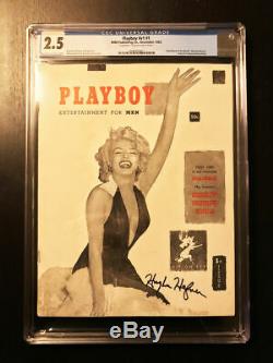 Playboy Décembre 1953 Et Janvier 1954 Jsa Signé Par Hugh Hefner Cgc Graduées Sets