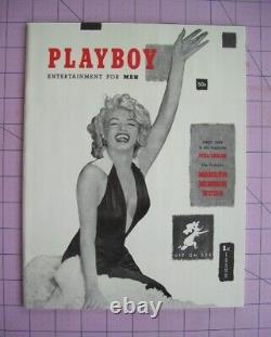 Playboy Décembre 1953 Magazine Première Édition Reprint Marilyn Monroe Parfait et Mint