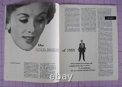 Playboy Décembre 1953 Magazine Première Édition Reprint Marilyn Monroe Parfait et Mint