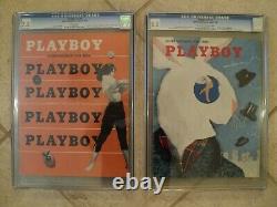 Playboy Décembre 1953 (cgc 7.5) + 1954 Playboy Cgc Collection Complète De L'année