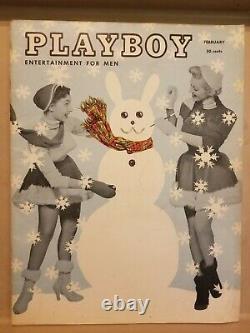 Playboy Février 1955 Très Bon État Livraison Gratuite USA
