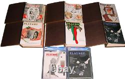 Playboy : Les Années Cinquante Complètes 1953-1959 CGC 4.5 #1 (1953) & 6 Reliures (1954-59)