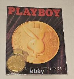 Playboy Magazine 1995 RUSSIA Premier Issue #1 Scellé avec Médaillon Très Rare