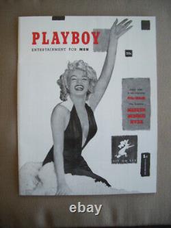 Playboy Magazine Décembre 1953 1ère Édition Marilyn Monroe Réimpression Parfaite & Comme Neuve