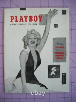 Playboy Magazine Décembre 1953 1ère Édition Marilyn Monroe Réimpression Parfaite & Comme Neuve