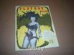 Playboy Magazine Febuary 1954 Avec Center Fold
