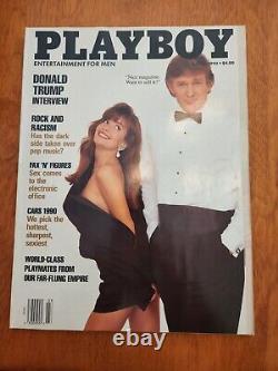 Playboy Magazine Mars 1990 Couverture de Donald Trump