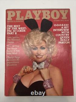 Playboy Magazine Octobre 1978 Dolly Parton Rare Première Édition 0 Étoiles LIRE