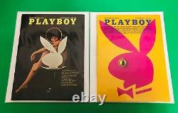 Playboy Vintage Magazine Les 2 Premiers Numéros En Édition Italienne #1 Et 2