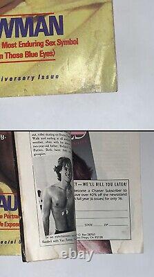 Playgirl Magazine (lot Of 8) Juin 1980 Fév. 1982 Paul Newman, Jack, Sylvester+