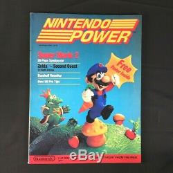 Premier Numéro Nintendo Pouvoir Vol. ? 1 Juillet / Août 1988 Super Mario 2 Zelda Affiche De Carte