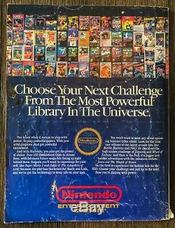 Premier Numéro Nintendo Power Vol. ? 1 Juillet / Août 1988 Super Mario 2 Zelda Affiche De Carte