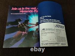 Premier Numéro Nintendo Power Vol. 1 Juillet/août 1988 Super Mario 2 Avec Poster Mailer