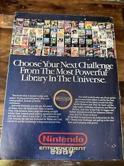 Premier numéro du magazine Nintendo Power #1 Première édition 1988 Poster complet et insérés.