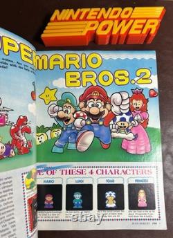 Premier numéro du magazine Nintendo Power 1 Super Mario 2 Zelda avec POSTER ! 1988