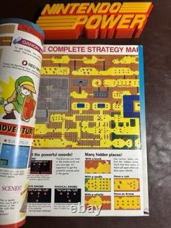 Premier numéro du magazine Nintendo Power 1 Super Mario 2 Zelda avec POSTER ! 1988